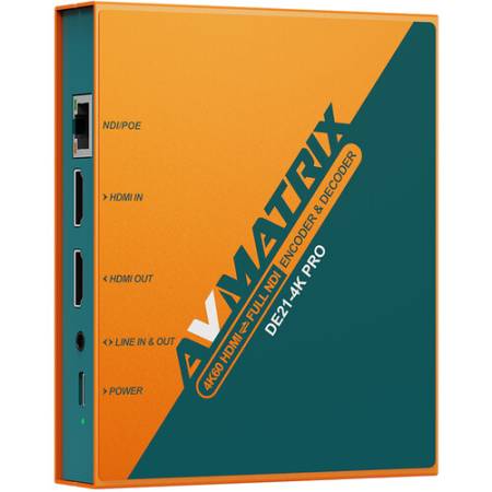 AVMATRIX DE21-4K PRO - 4K HDMI/NDI Encoder & Decoder